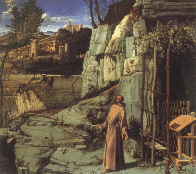 Giovanni Bellini st.francis in ecstasy France oil painting art